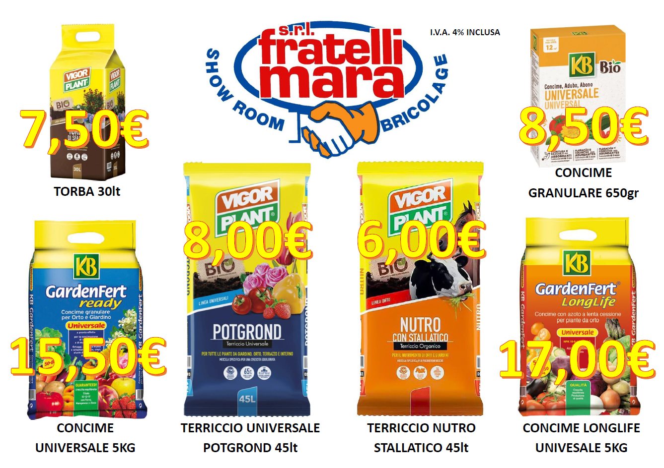 Al momento stai visualizzando Promo Terriccio e Concimi