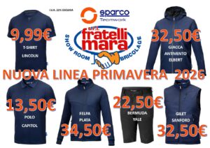 Scopri di più sull'articolo Nuova Linea Abbigliamento Sparco